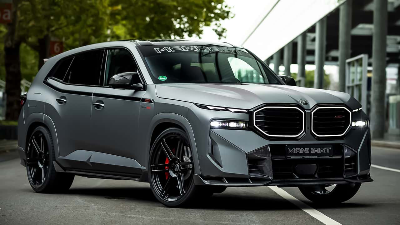 BMW XM, il tuning di Manhart da 900 CV