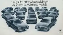 Zeitraum: Oldsmobile Diesel-Anzeige