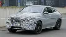 Mercedes GLE Coupe Facelift (2024) Erlkönigfotos