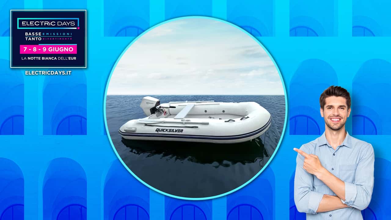 Copetina barca elettrica