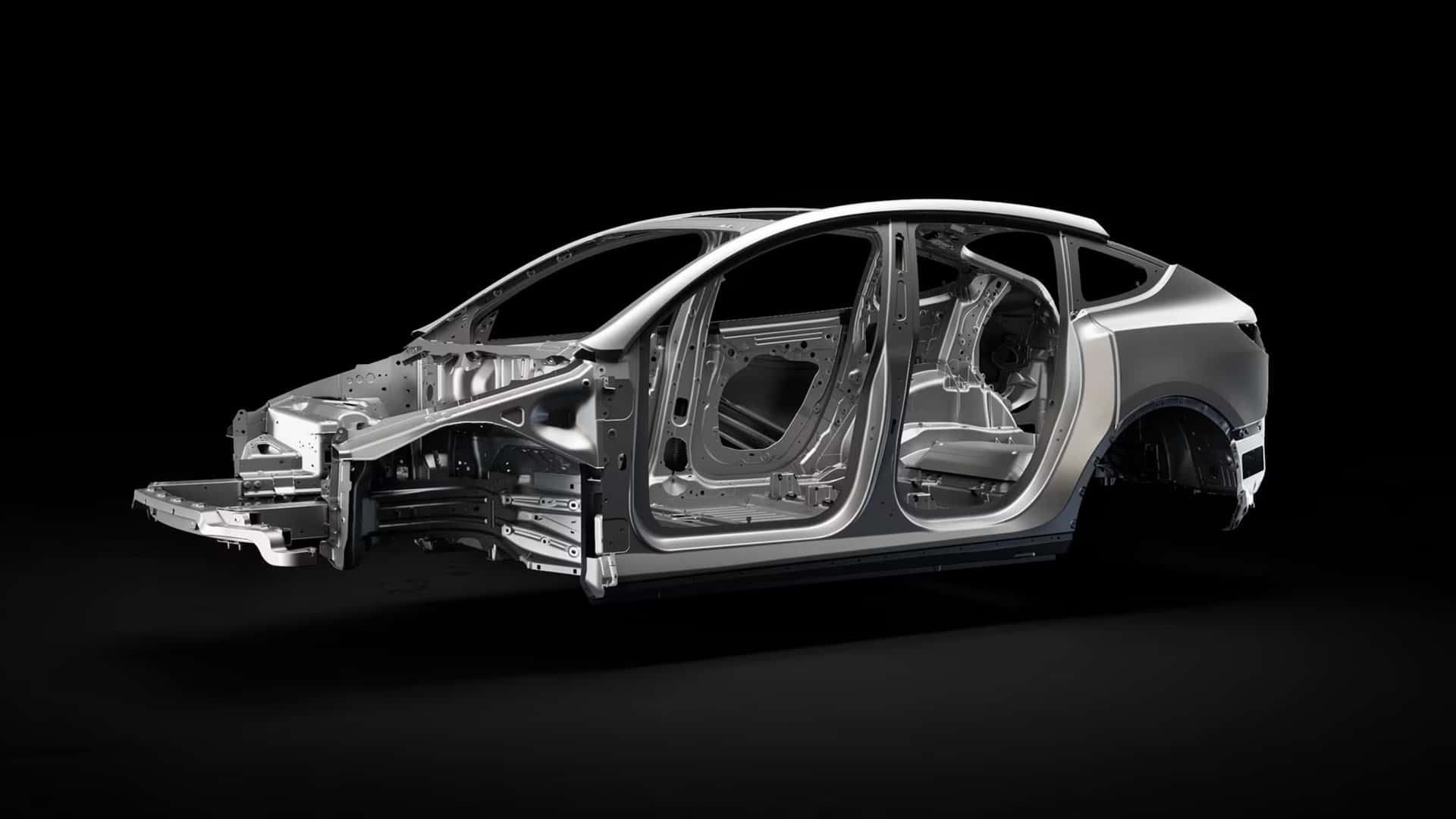 Силовая структура кузова Tesla Model Y L
