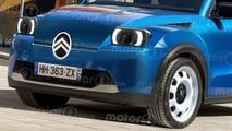 Citroen 2CV (2028) im Rendering von Motor1.com