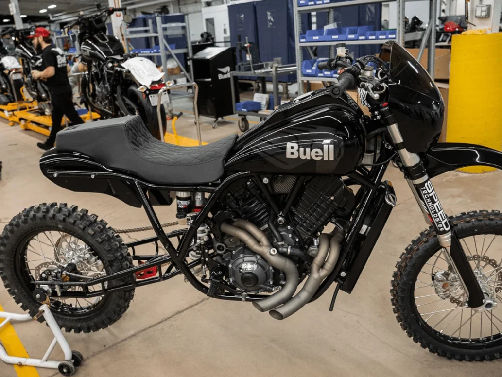 Buell Might Turn Its Insane V-Twin Hill Climb Motorcycle Into a