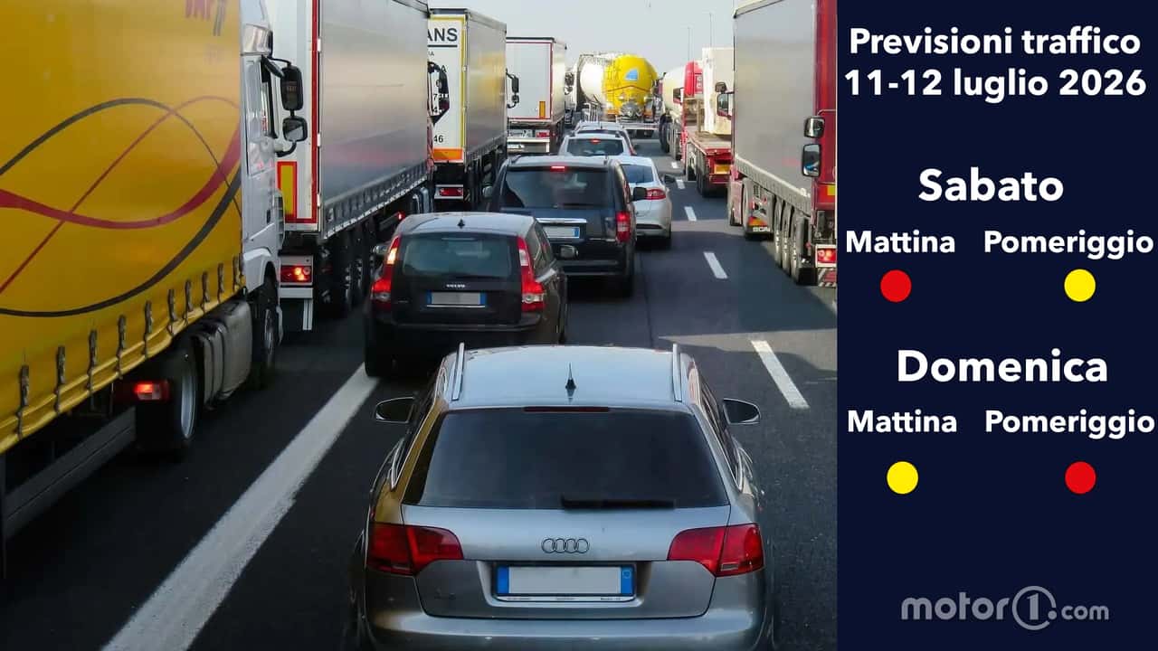Previsioni traffico autostrada weekend 11 12 luglio 2026