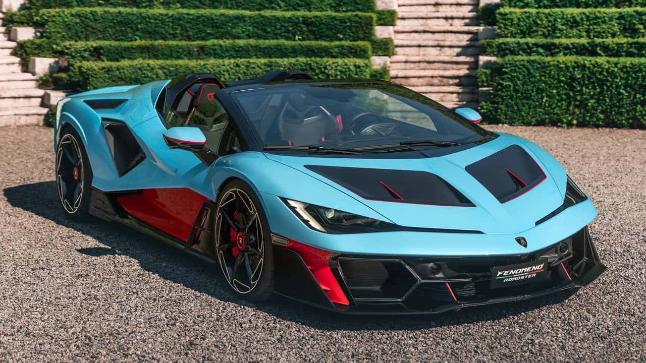 Só 15 ricaços poderão ter o novo Lamborghini Fenomeno Roadster híbrido