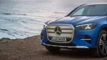 Mercedes GLC EQ Avantgarde (2026) in Klarblau Metallic: Das Exterieur