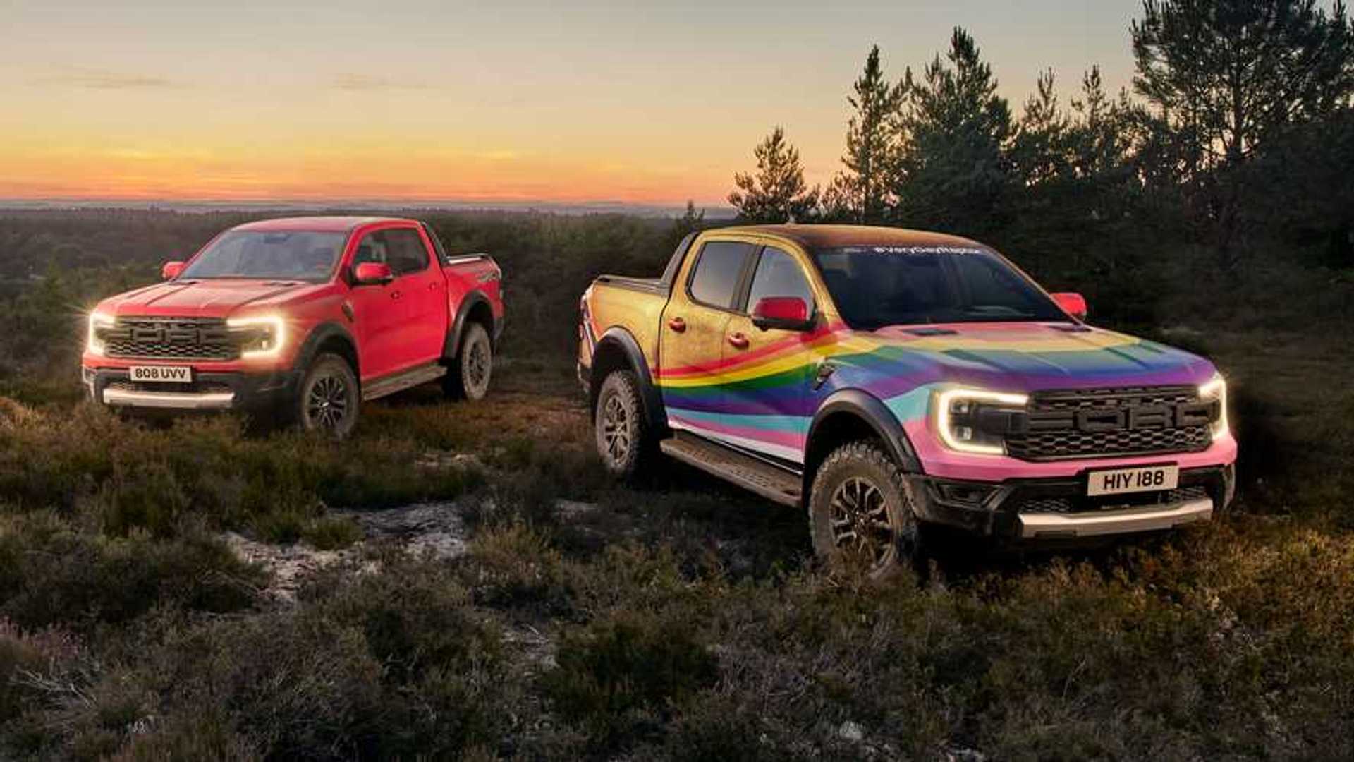 Ford Very Gay Ranger Raptor Tampil Warna-Warni Di Goodwood
