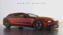 Mercedes-AMG SL Shooting Brake, render de Sugar Design