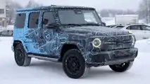 Mercedes-Benz EQG Spionagefoto mit Frontansicht