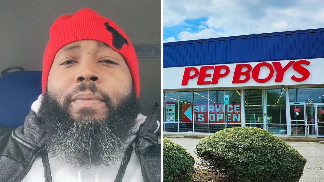 Man gets his car worked on at Pep Boys. Then he sees what they did to his ride