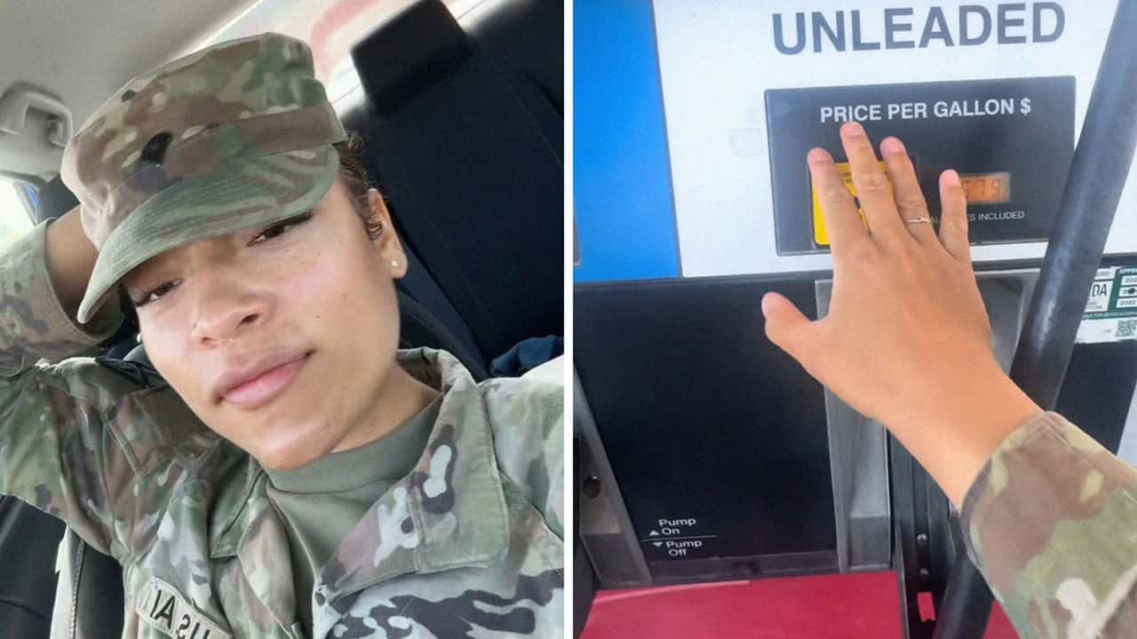 Gen Z Driver Tries to Get Gas
