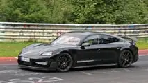 Porsche Taycan GT spy photo
