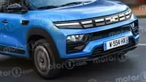 Dacia Spring (2024), il render di Motor1.com