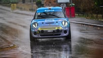Mini Cooper SE - winner of the 2023 Romanian Super Rally Championship in the front-wheel drive class