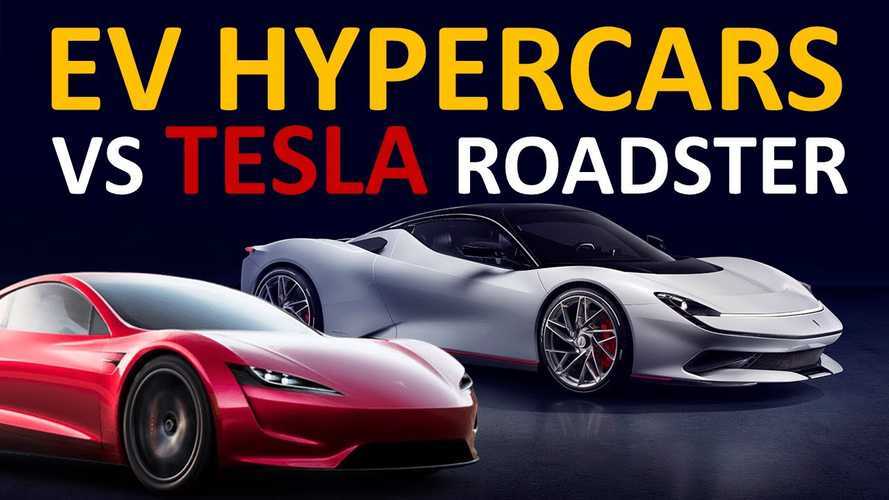 Upcoming Tesla Roadster Measured Against EV Hypercars