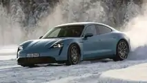 2020 Porsche Taycan 4S: Ice Driving