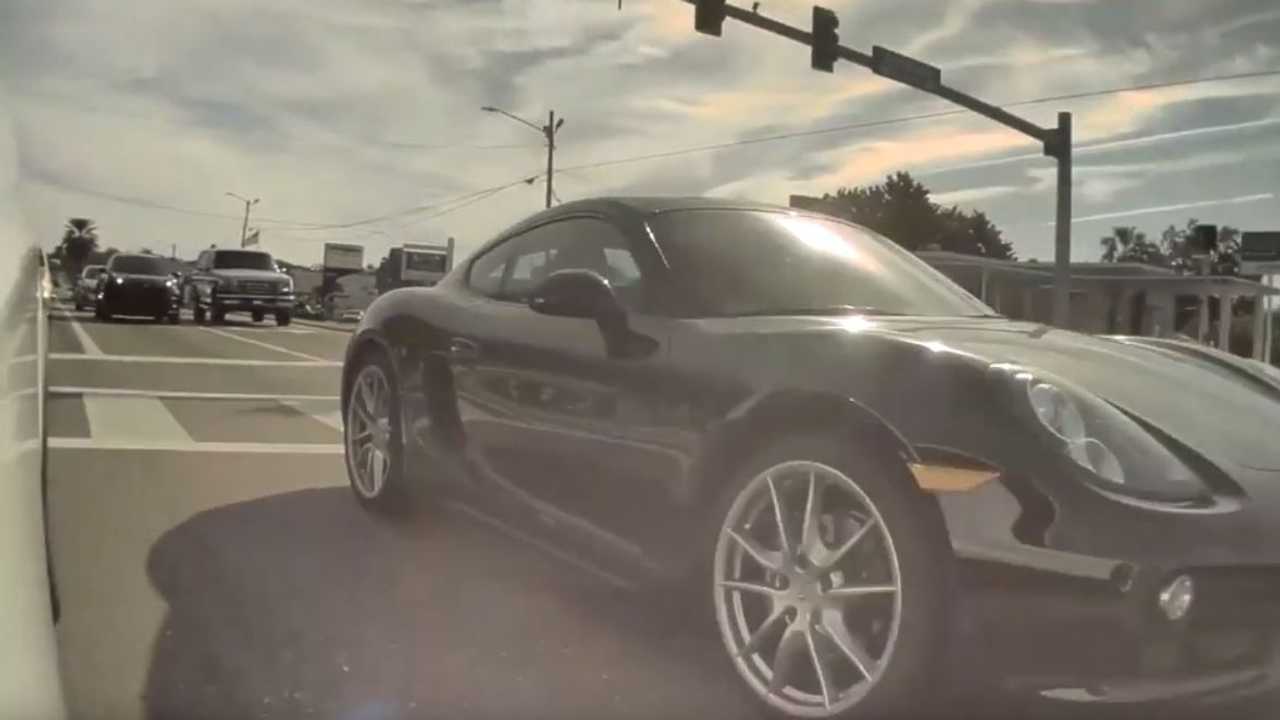 TeslaCam Mustang And Porsche