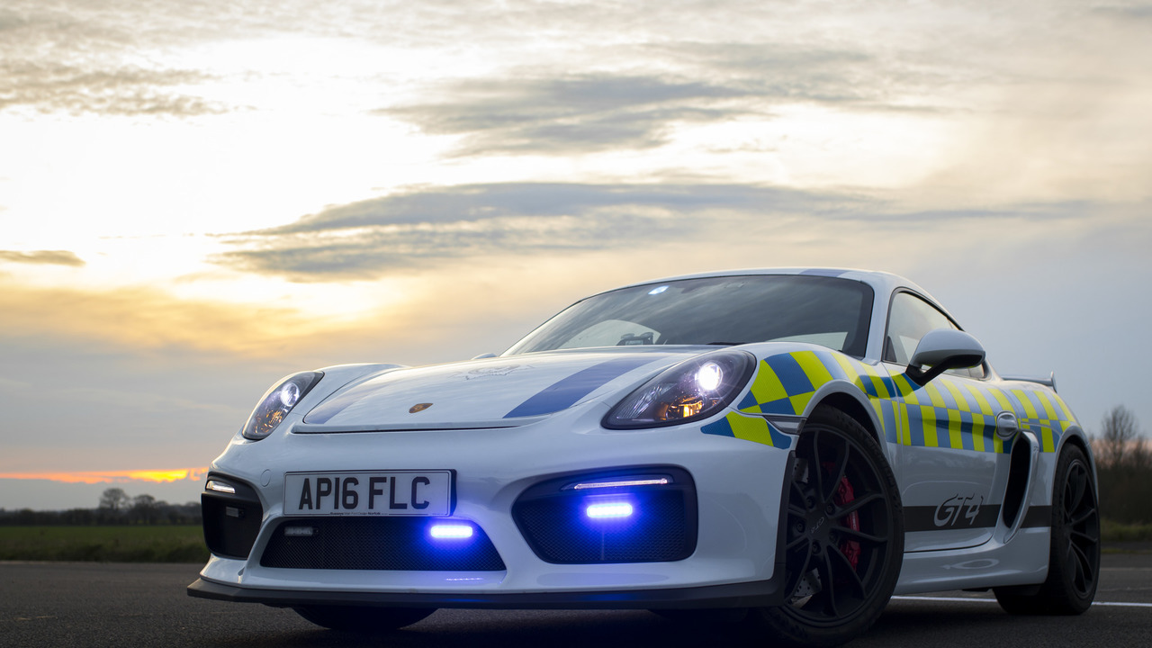 Porsche Cayman GT4 Police UK