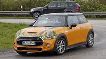 Mini Cooper S facelift spy photo