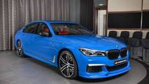 BMW M760Li Santorini Blue