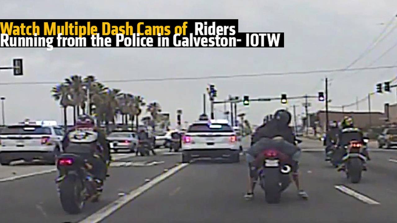 Video: Idiots of The Week - Galveston Police Chase Riders