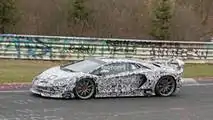 Lamborghini Aventador SV Jota 2019 fotos espía