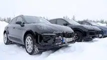 2019 Porsche Macan facelift spy photo