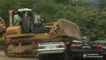 Cars Crushed In The Philippines