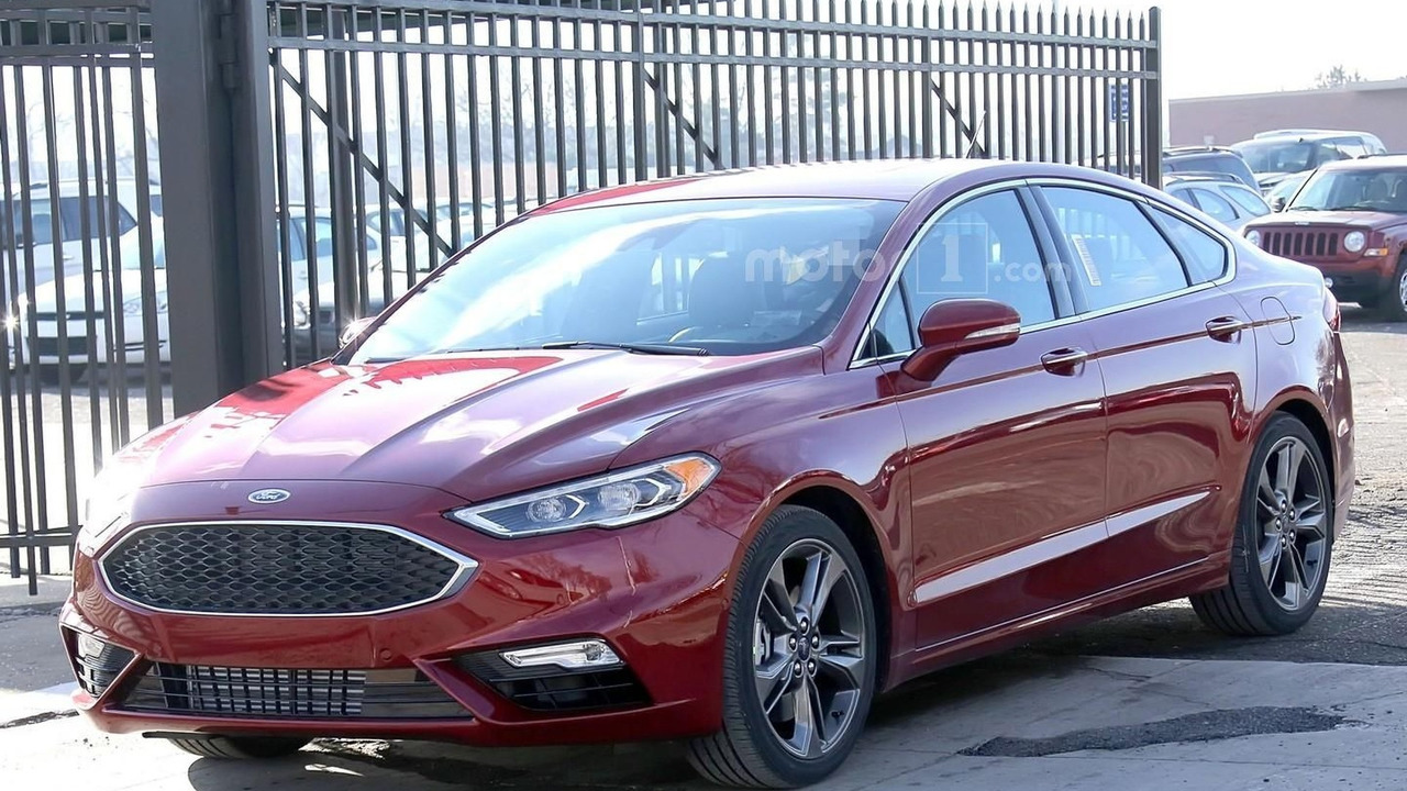 Ford Fusion Facelift Spied One Last Time Ahead Of Tomorrow S Reveal 2017 Ford Fusion Facelift Spy Photo