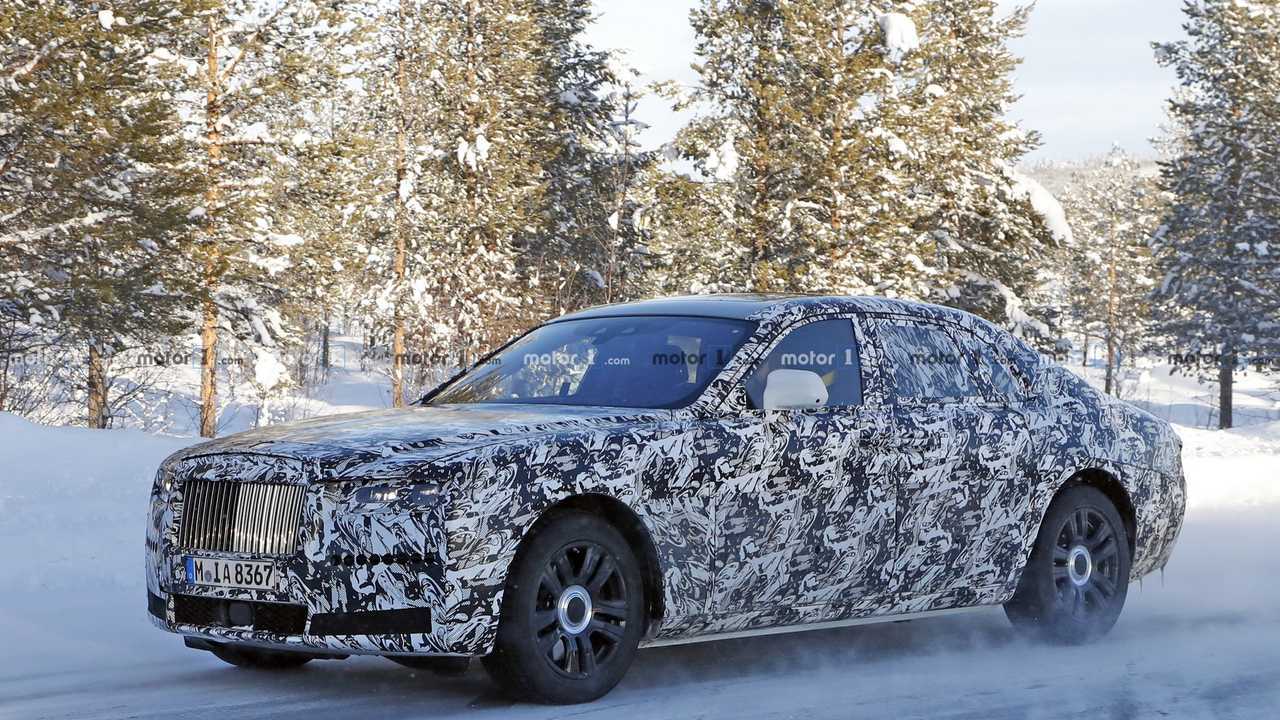 Новый Rolls-Royce Ghost шпион фото