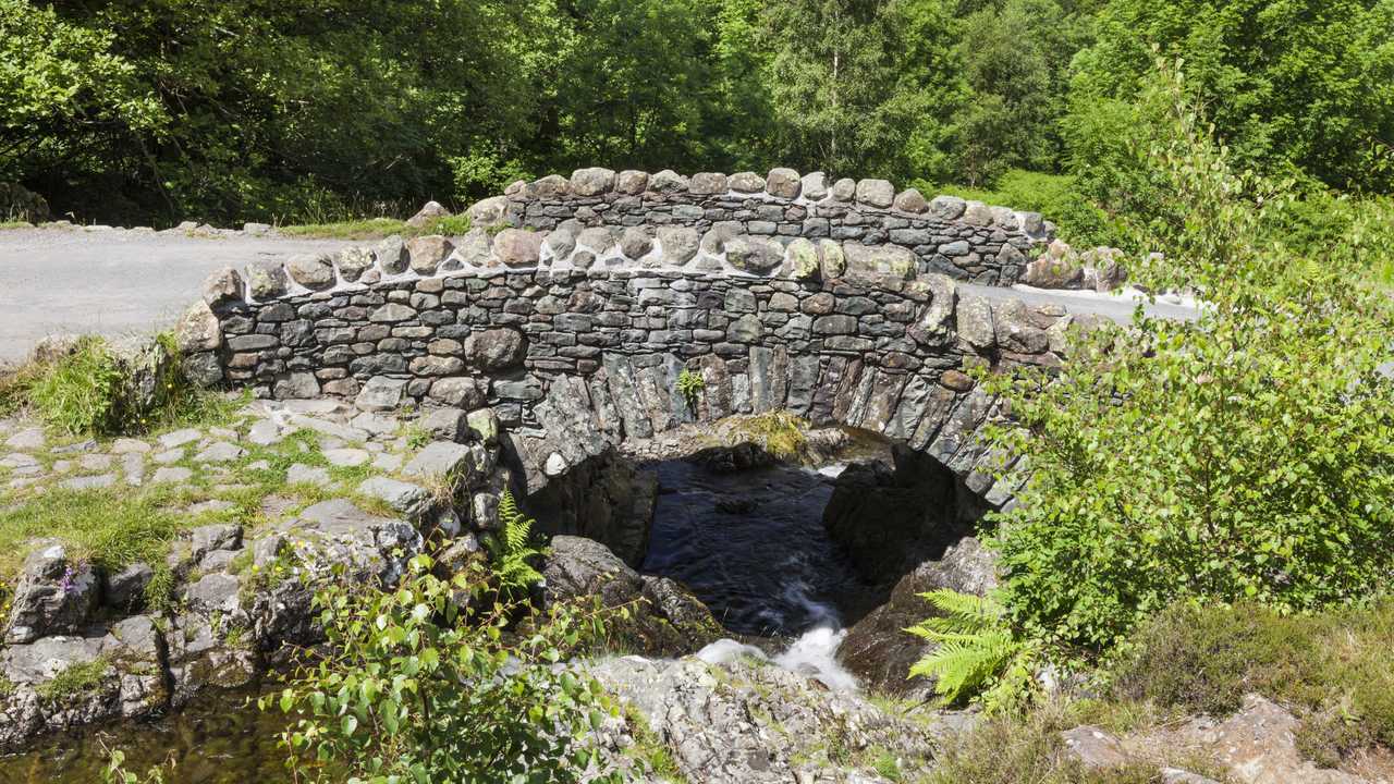 Ashness Bridge in Borrowdale UK