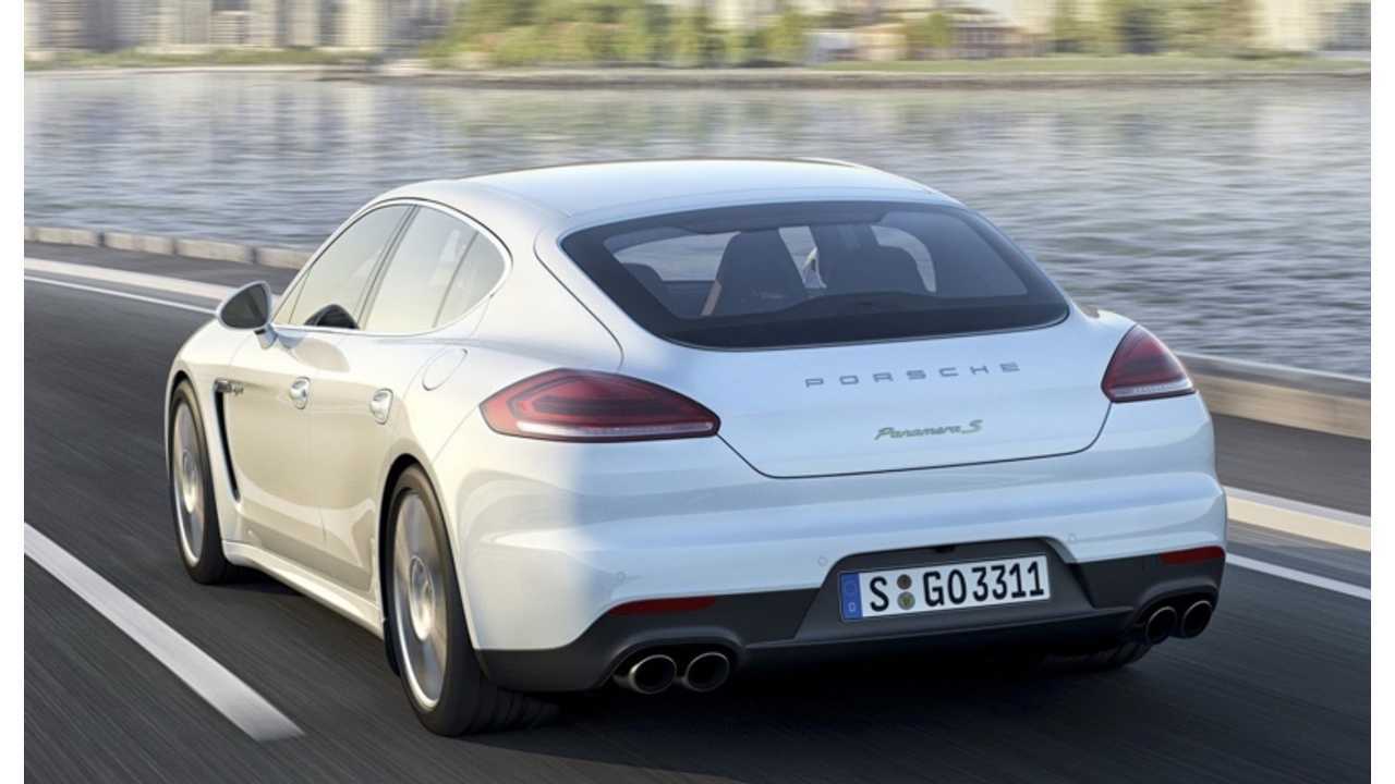 Rear Shot of Porsche Panamera S E-Hybrid