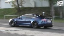 Photo espion Tesla Model S Plaid