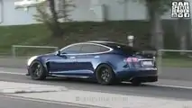 Photo espion Tesla Model S Plaid
