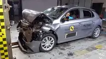 Opel Corsa im EuroNCAP-Crashtest