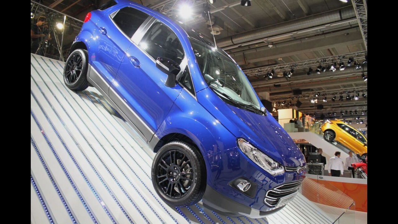 Frankfurt: EcoSport 2016 sem estepe na traseira é atração no estande da Ford
