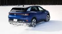 Volkswagen ID.4 winter driving