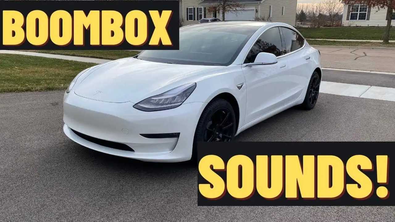 Tesla's Silly Horn & Boombox Sounds Curb Road Rage