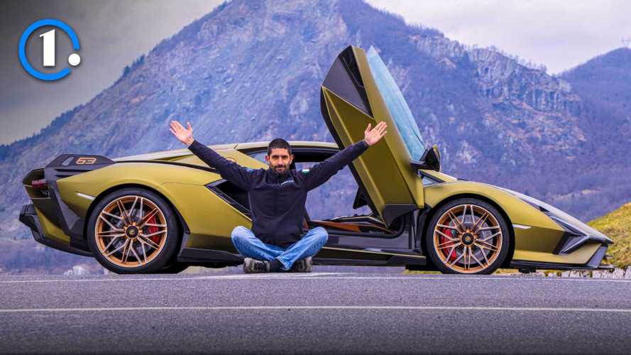 Lamborghini Sian, prova della supercar ibrida da 819 CV