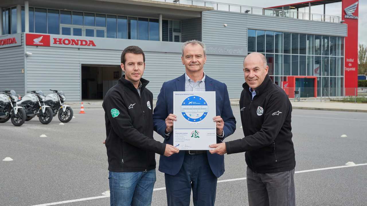 ACEM premia al Instituto de Seguridad de Honda España