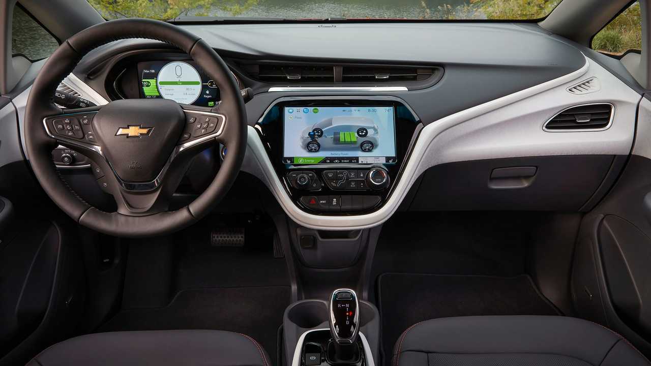 The Chevy Bolt's dashboard design is not upscale but it works.