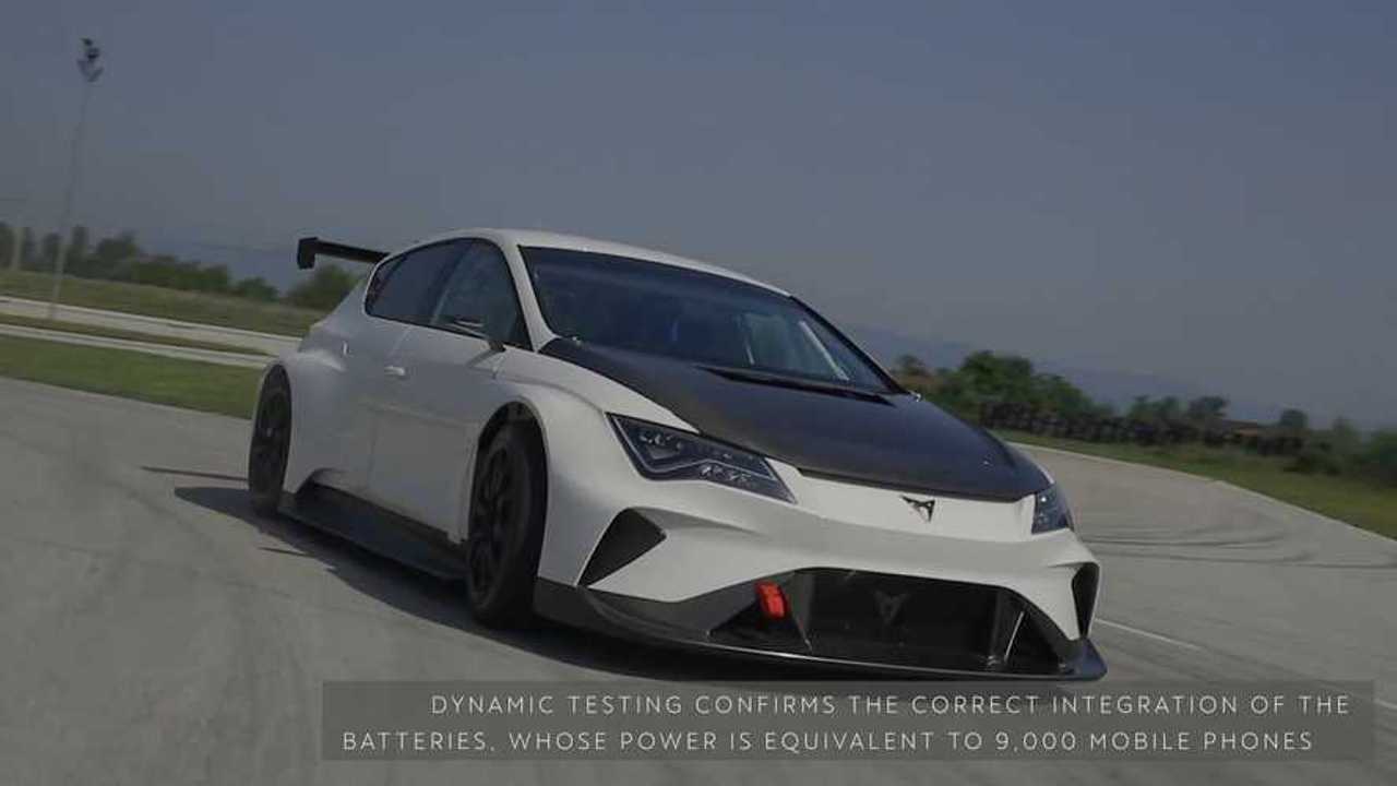 Watch As 670 Hp Rear Wheel Drive Cupra E Racer Hits The Track Watch As 670 Hp Rear Wheel Drive Cupra E Racer Hits The Track