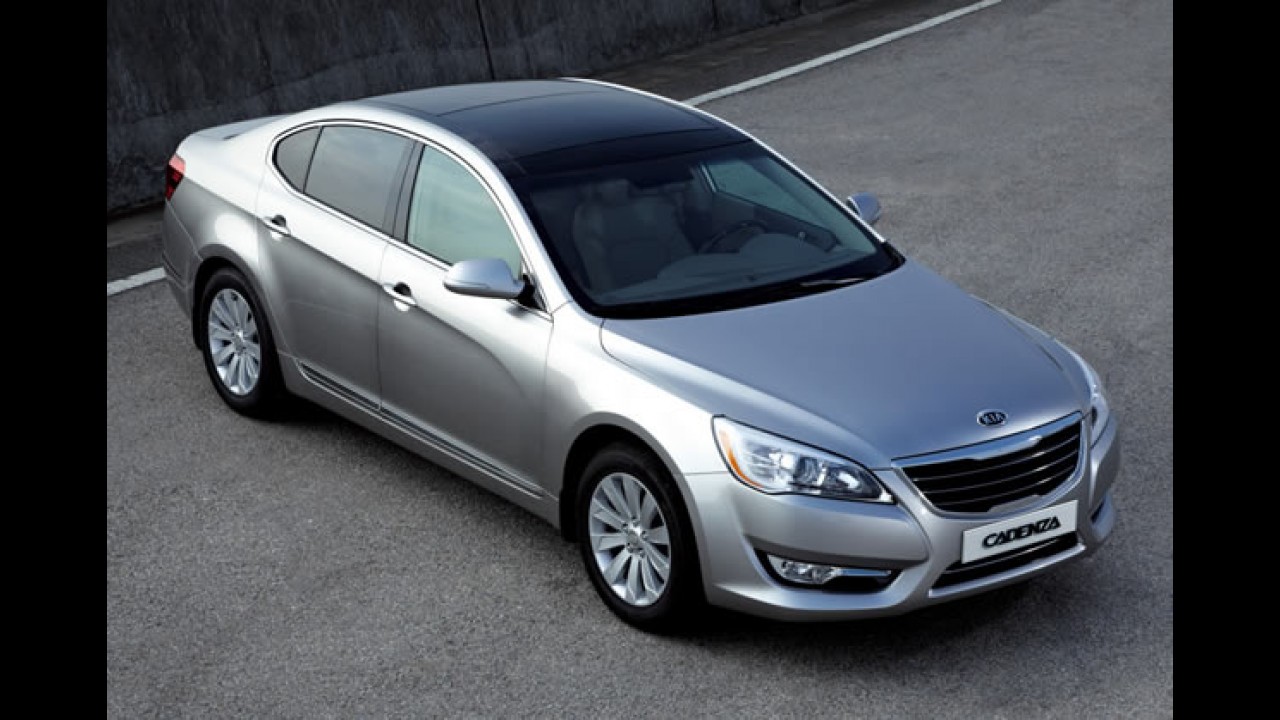 Novo Kia Cadenza é apresentado oficialmente - Sedan custará R$ 89.900 no Brasil