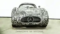 Scrap metal supercar sculptures