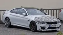 BMW M4 facelift spy photo