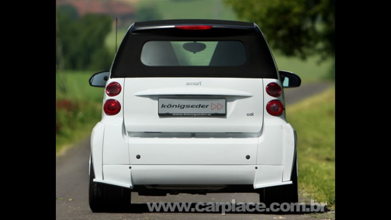 Preparadora esportiva Konigseder mostra versão tunada do "smart fortwo"