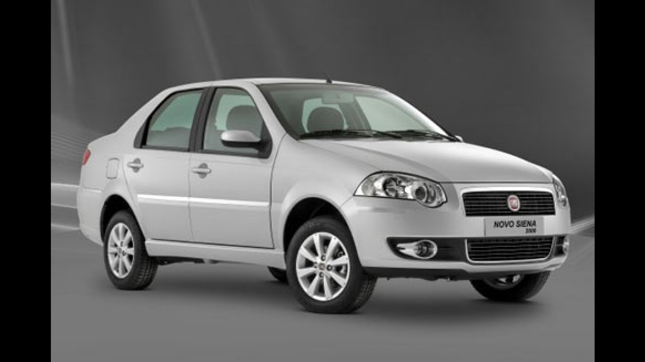 Fiat apresenta o novo Siena 2008 com preço a partir de R$ 33660