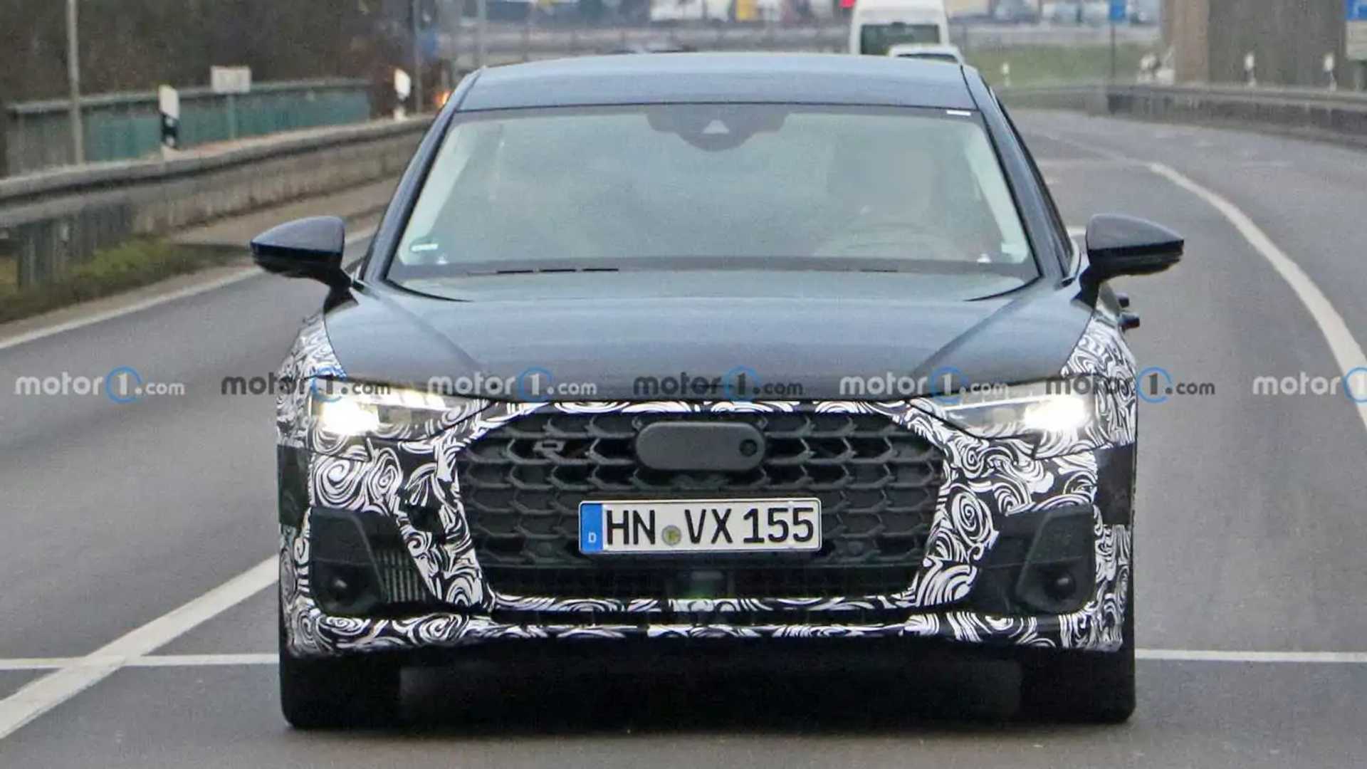 آئودی A8 Restyling ، اولین عکس های جاسوسی