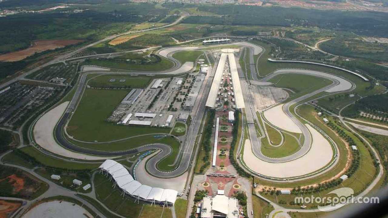 Aerial view of Sepang International Circuit