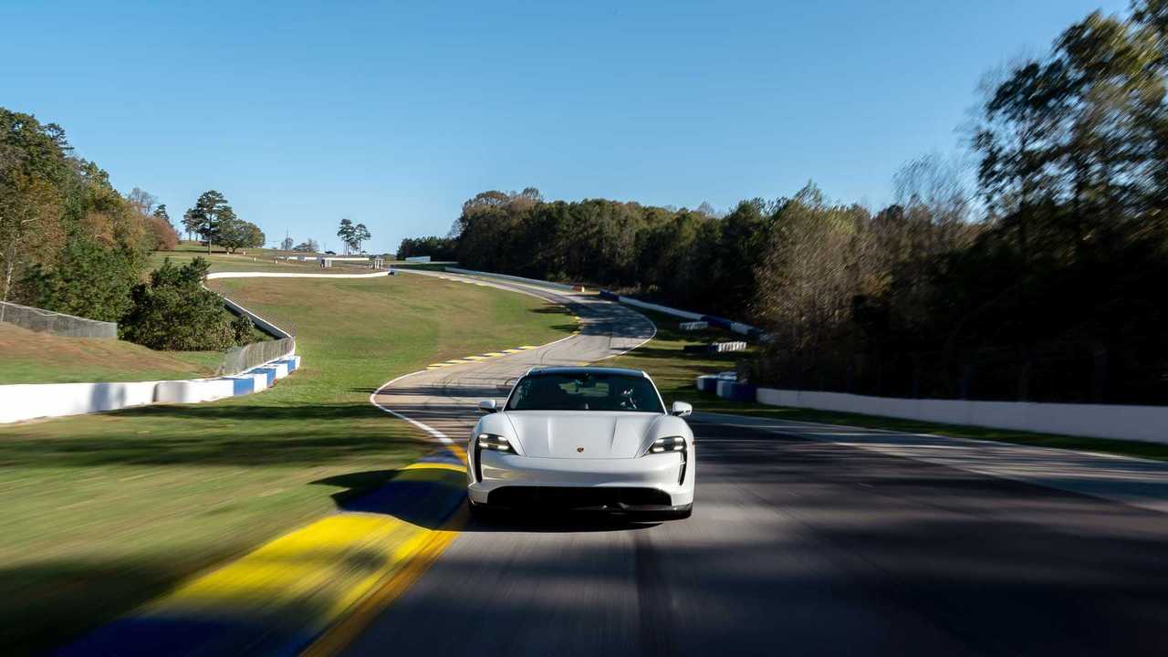 Porsche Taycan à Road Atlanta